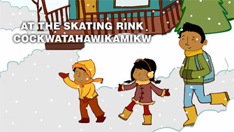 At the skating rink / Cockwatahawikamikw